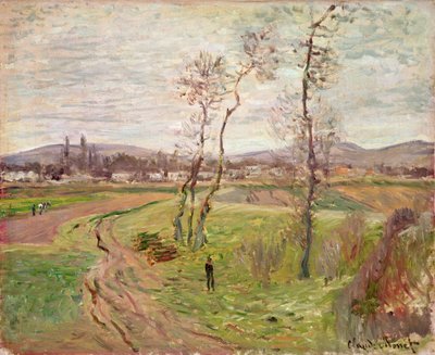 Die Ebene bei Gennevilliers, 1877 von Claude Monet